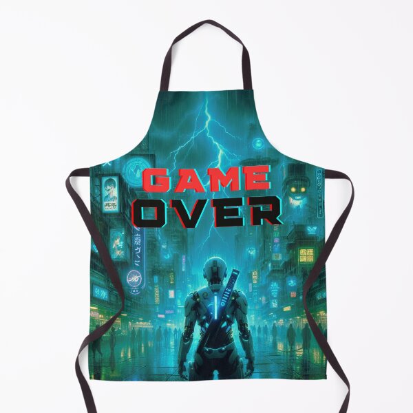 Item preview, Futuristic Game Over designed and sold by Styllium.