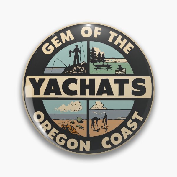 Item preview, Calcomanía de estilo vintage de Yachats designed and sold by Decal Mania.