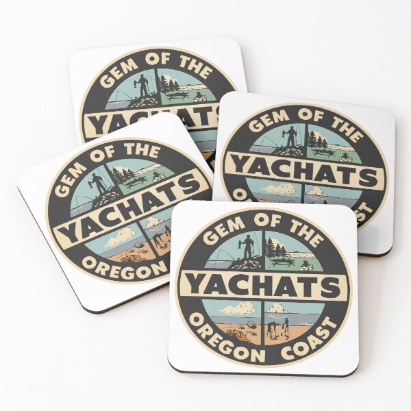 Item preview, Calcomanía de estilo vintage de Yachats designed and sold by Decal Mania.