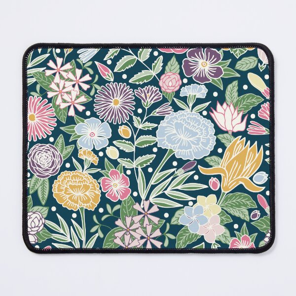 Item preview, Hand drawn Summer Floral Garden designed and sold by sarakaquabubble.