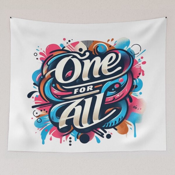 Item preview, One for ALL: A Tapestry of Human Connection and Shared Humanity designed and sold by aZRaSs.