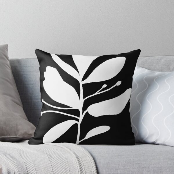 Item preview, Botanical Silhouette Modern Black and White Design 1 designed and sold by NancyMerkle.