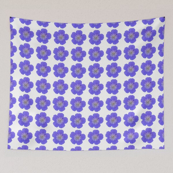 Item preview, Blue and Violet Wild Flower  designed and sold by suekieper.