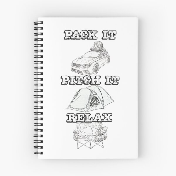 Item preview, Pack it, Pitch it, Relax - Black and White Small Tent designed and sold by BeccaAelishe.