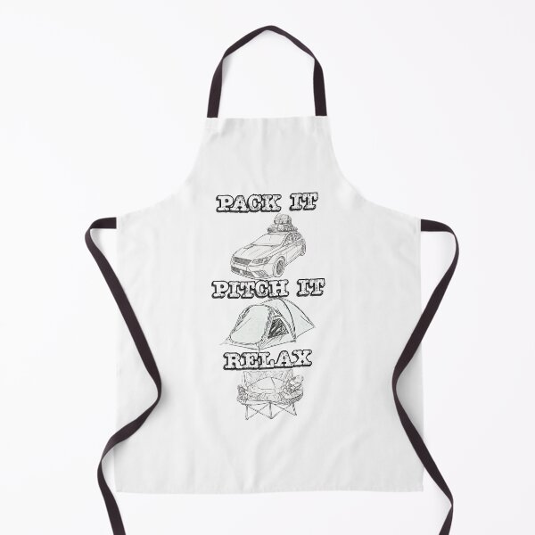 Item preview, Pack it, Pitch it, Relax - Black and White Small Tent designed and sold by BeccaAelishe.