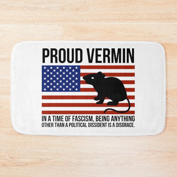 Item preview, Proud “vermin” political dissident  designed and sold by Rachel the Artist .