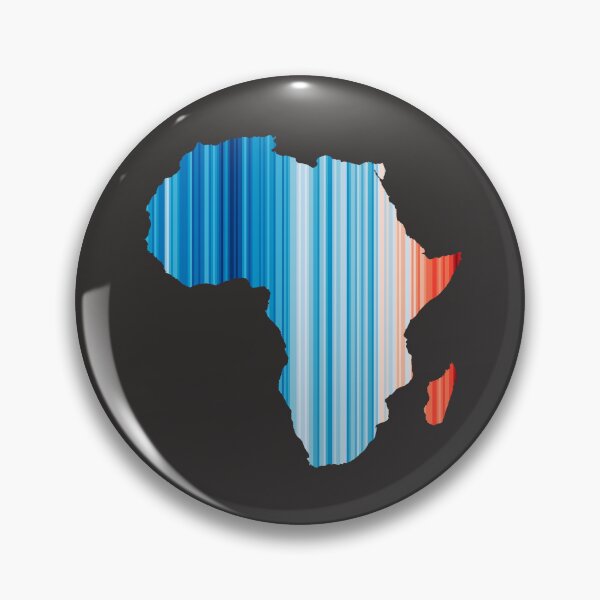 Item preview, Climate Change Stripes - Africa outline designed and sold by Frank J. Art.