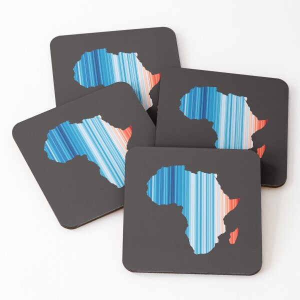 Item preview, Climate Change Stripes - Africa outline designed and sold by Frank J. Art.