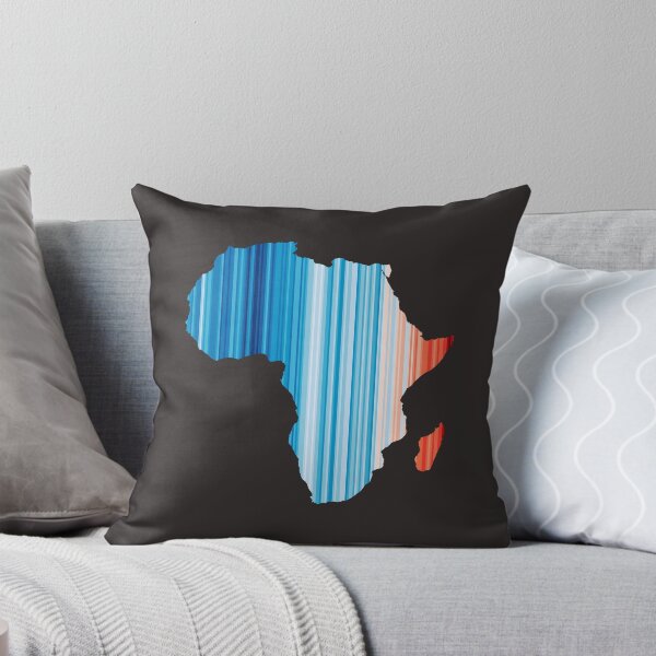 Item preview, Climate Change Stripes - Africa outline designed and sold by Frank J. Art.