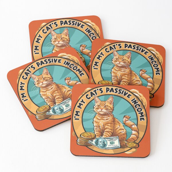 Item preview, I'M MY CATS PASSIVE INCOME designed and sold by VibrantStar.