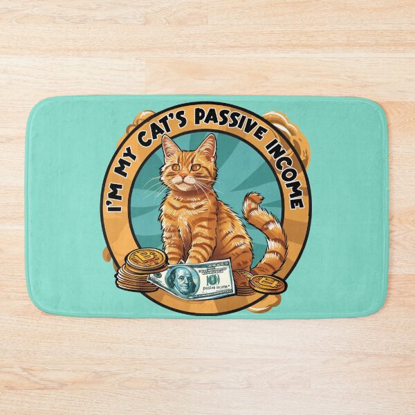 Item preview, I'M MY CATS PASSIVE INCOME designed and sold by VibrantStar.