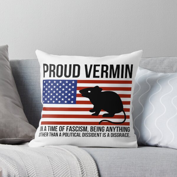 Item preview, Proud “vermin” political dissident  designed and sold by Rachel the Artist .