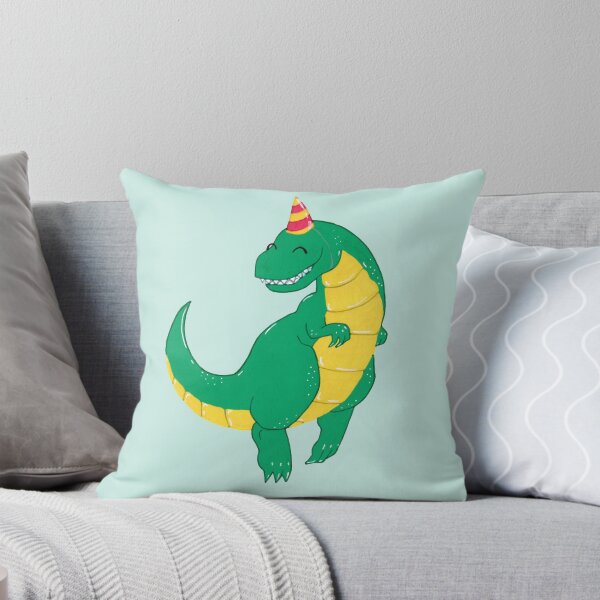 Item preview, Cartoon Jumping Party Tyrannosaurus Rex Dinosaur designed and sold by EmilyJaneArt.