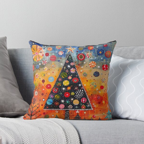 Item preview, Christmas Tree Decorations in Folk Art Style designed and sold by Neika Shimm Designs.