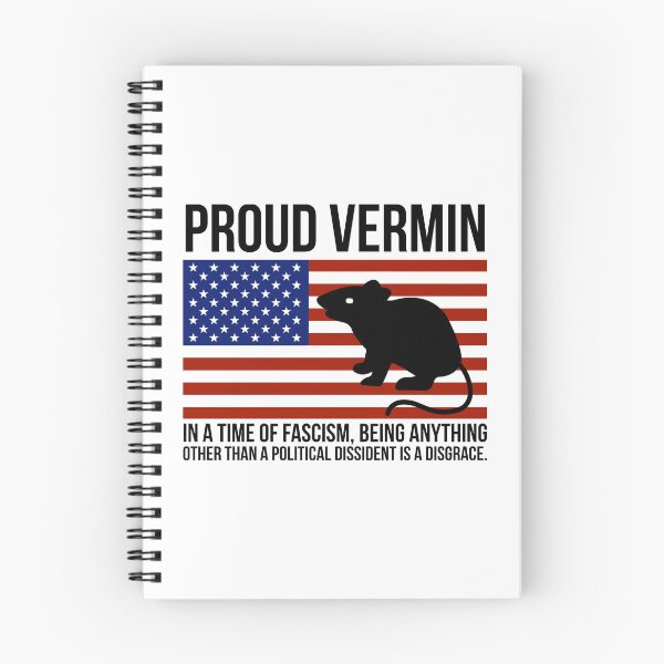 Item preview, Proud “vermin” political dissident  designed and sold by Rachel the Artist .