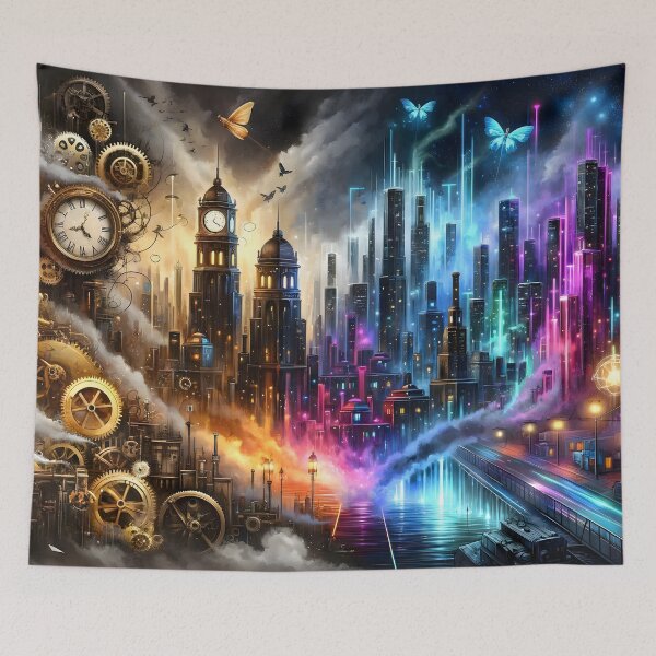 Item preview, Steampunk collides with Cyberpunk designed and sold by h00ch2003.