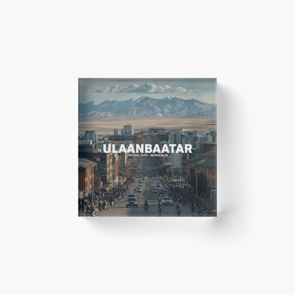Aperçu de l'œuvre Oulan-Bator, Mongolie créée et vendue par JaksaDesignHub.