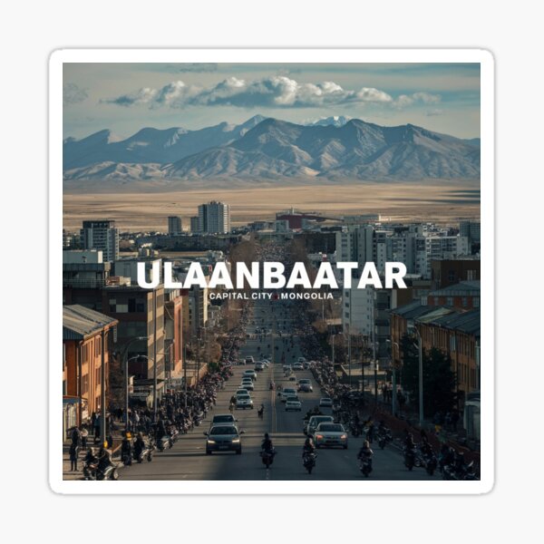 Aperçu de l'œuvre Oulan-Bator, Mongolie créée et vendue par JaksaDesignHub.