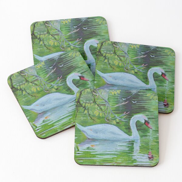 Item preview, Swan of Memory: A Serene Reflection designed and sold by auroravittori.