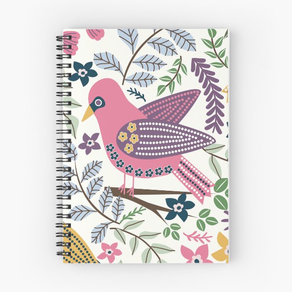 Item preview, Indigo Bunting Birds in summer meadow designed and sold by sarakaquabubble.