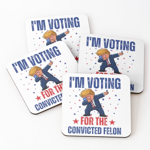 Item preview, I'm Voting For The Convicted Felon Funny dabbing Trump 2024 designed and sold by Manara  -Art.