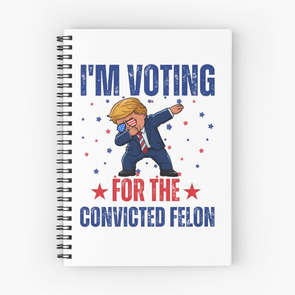 Item preview, I'm Voting For The Convicted Felon Funny dabbing Trump 2024 designed and sold by Manara  -Art.