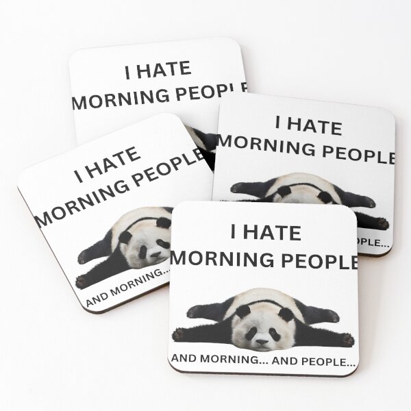 Item preview, I hate morning people designed and sold by kateds14.