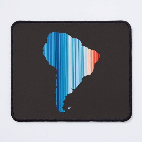 Item preview, Climate Change Stripes - South America outline designed and sold by Frank J. Art.