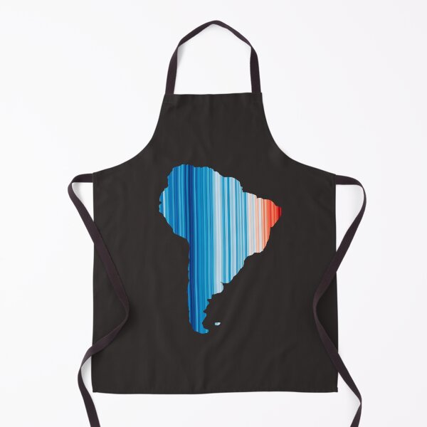 Item preview, Climate Change Stripes - South America outline designed and sold by Frank J. Art.