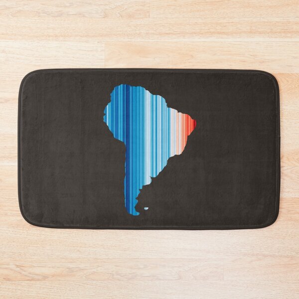 Item preview, Climate Change Stripes - South America outline designed and sold by Frank J. Art.