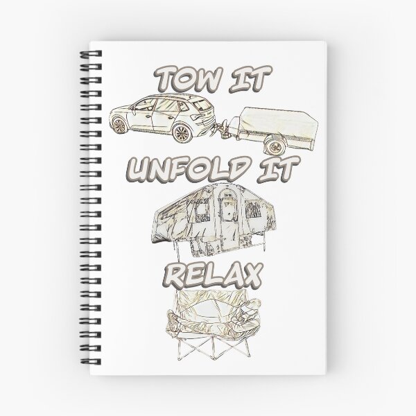 Item preview, Tow it, Unfold it, Relax - Gold Folding Camper designed and sold by BeccaAelishe.
