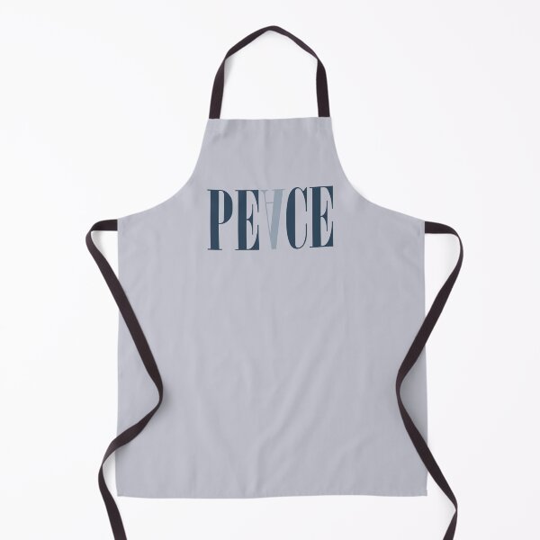 Item preview, Fun Typography "PEACE" Inspirational Dark Blue Grey designed and sold by WD-Artist.