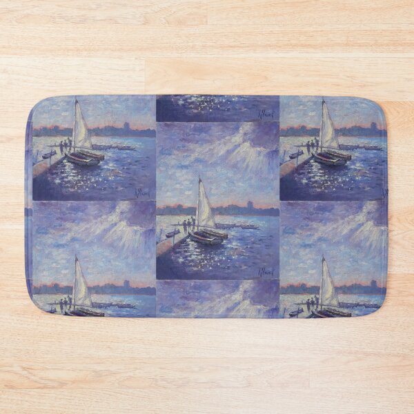 Item preview, Sunset Sail original oil painting by Kathryn Mussack designed and sold by K Mussack.