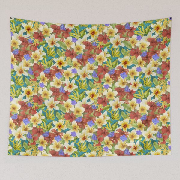 Item preview, Cananga Hibiscus Hidrangea Plumeria designed and sold by Tina Veenstra.