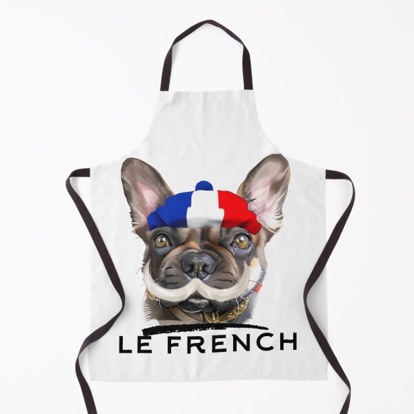 Item preview, Le french, Mr Booch the French bulldog with a French hat designed and sold by MrBooch.