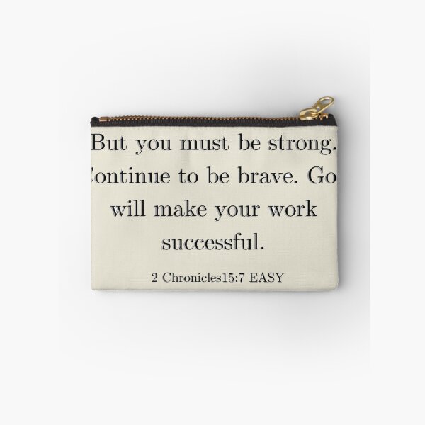 Item preview, 2 Chronicles 15:7 Bible Quote designed and sold by Temmy Adeife.