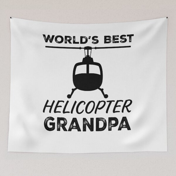 Item preview, World's Best Helicopter Grandpa Funny Helicopter Parent designed and sold by Smix Pixels.