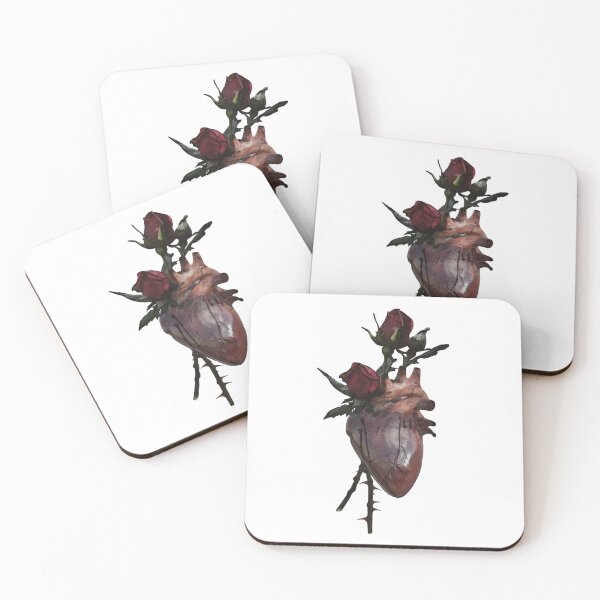 Item preview, Heart with roses designs designed and sold by Roehidesigns.