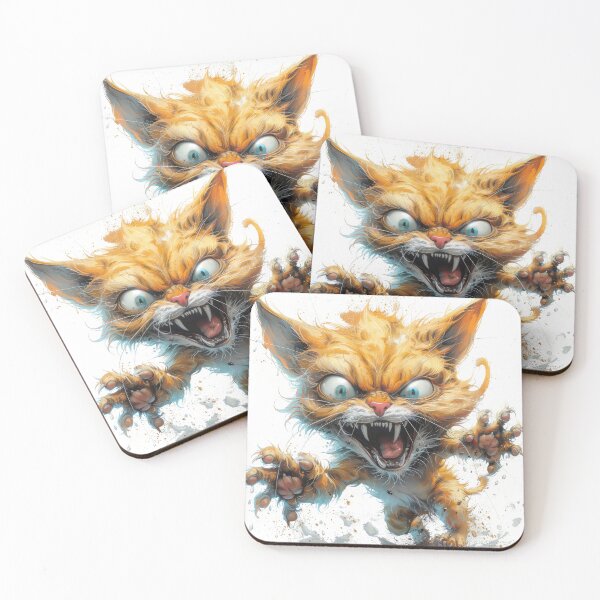 Item preview, Cat with playful paws designed and sold by wolfgangrainer.