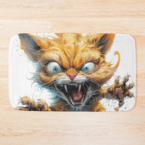 Item preview, Cat with playful paws designed and sold by wolfgangrainer.