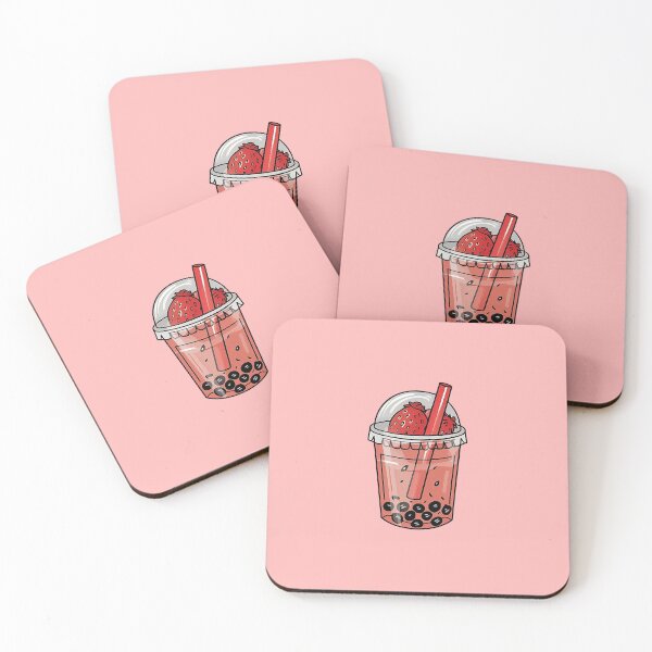 Item preview, Cute Strawberry Boba designed and sold by canvadreamer444.