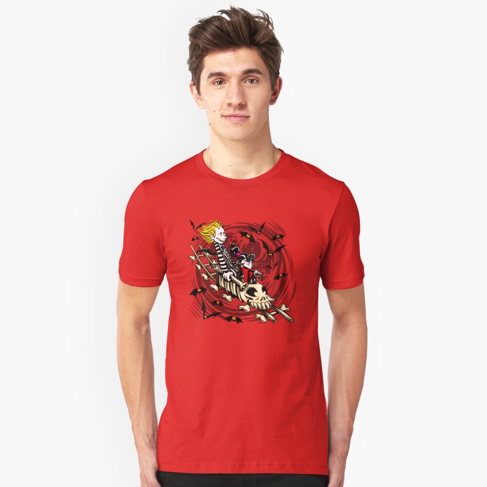 Calvydia and Beetlehobbes (Light Shirts) Slim Fit T-Shirt