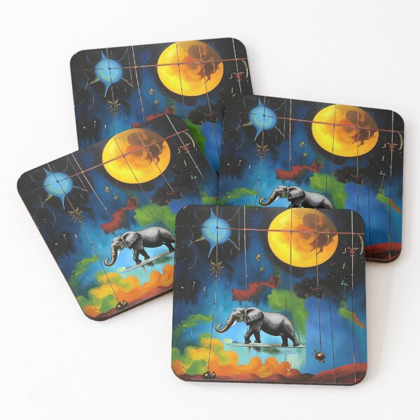 Item preview, A beautiful elephant.  Mystical abstraction designed and sold by Natalia-Vlad.