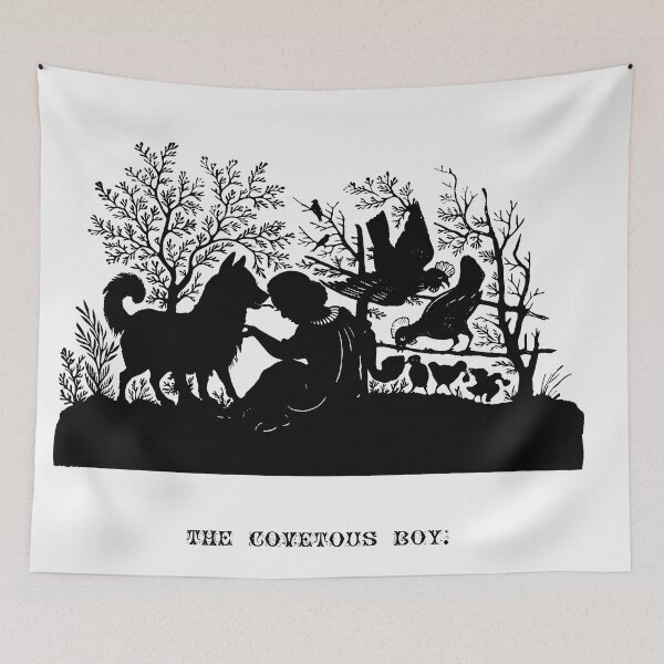 Item preview, A covetous boy, vintage design designed and sold by stevepaint.