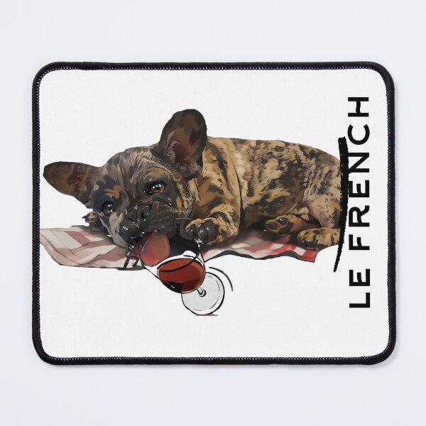 Item preview, Le french, Mr. Booch with a glass of wine designed and sold by MrBooch.