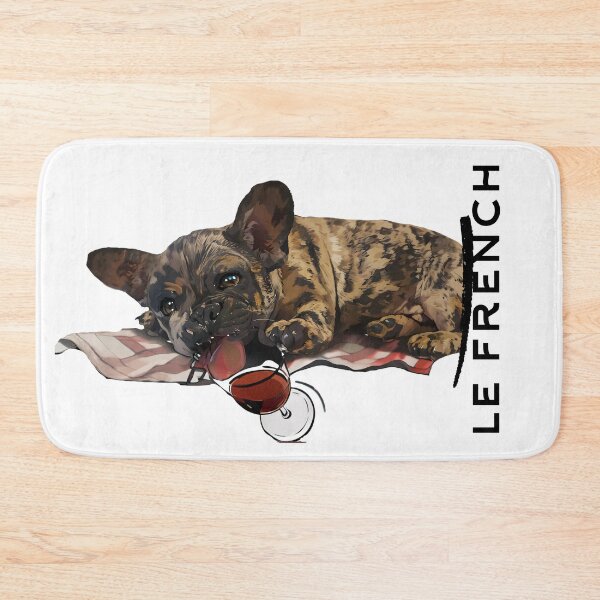Item preview, Le french, Mr. Booch with a glass of wine designed and sold by MrBooch.