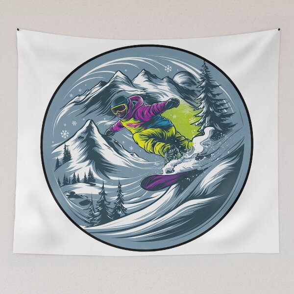 Item preview, Snowboarding - Adventure on Snow designed and sold by PING 999 STUDIO.