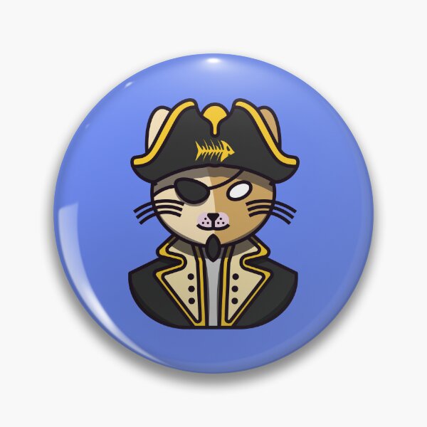 Artikelvorschau, Yarn Kingdom: Porträt des Piratenkapitäns Catparrow (Fishbone Fleet) entworfen und verkauft von ecsvov.