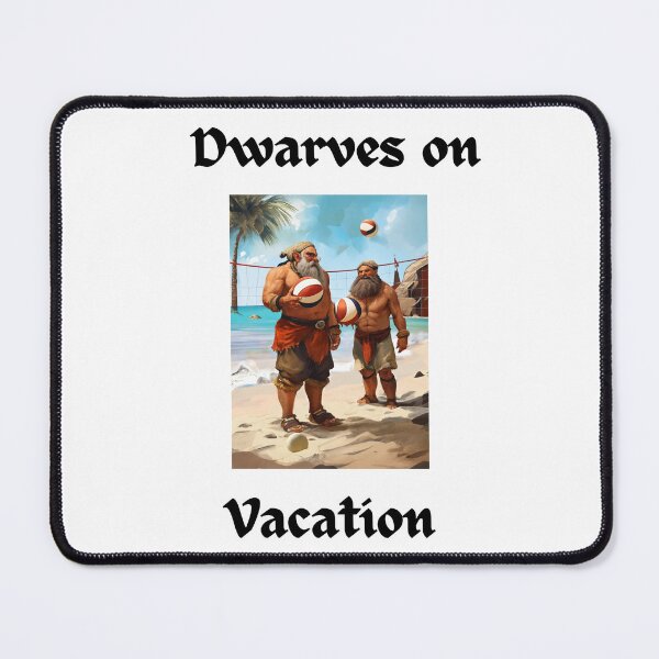 Item preview, Dwarves on Vacation Beach Volleyball designed and sold by popsbh.