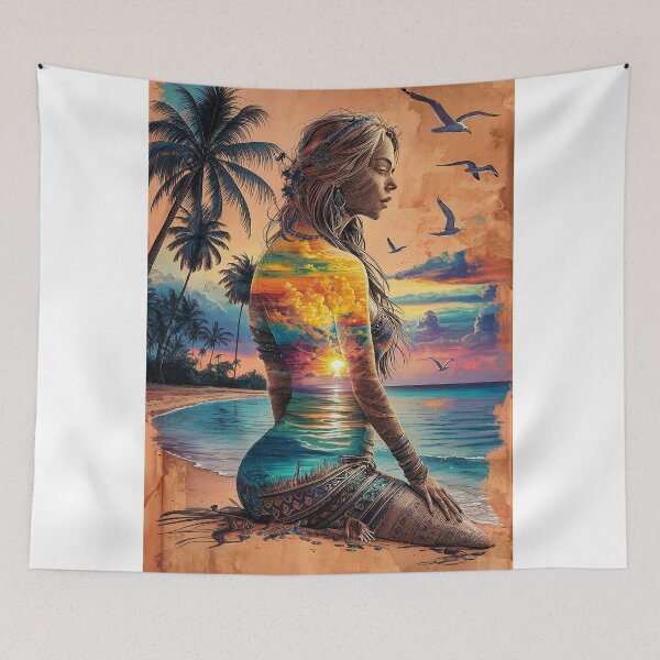Item preview, Holiday Girl, Mesmerizing, Fascinate, Vacation  designed and sold by RedCircleArt.